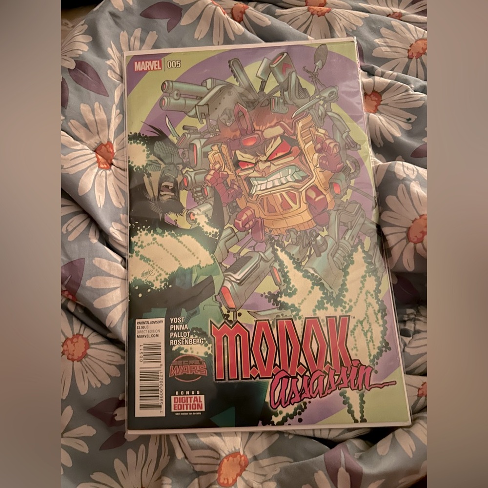 Marvel MODOK Assassin Comic with Red and Green Cover